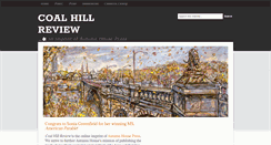 Desktop Screenshot of coalhillreview.com